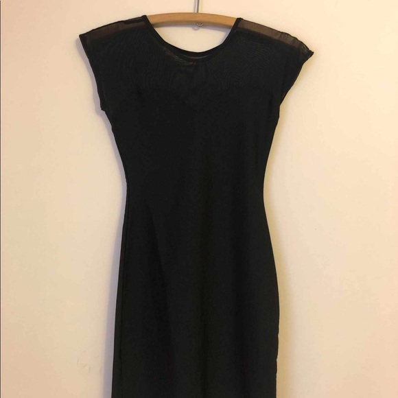American Apparel Sweetheart Dress in Black - Picture 3 of 4